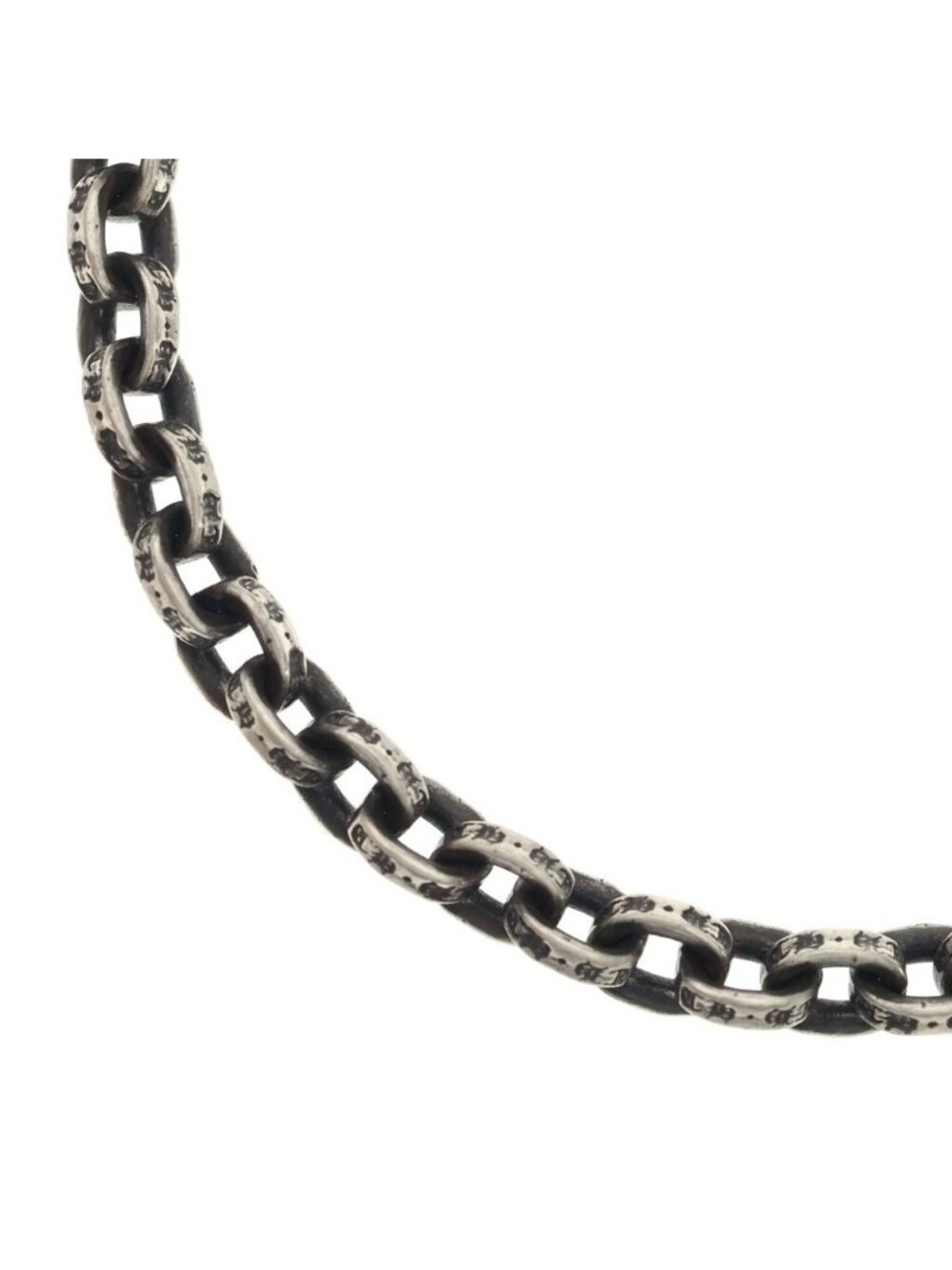 Chrome Hearts Paper Chain 18 Necklace Silver